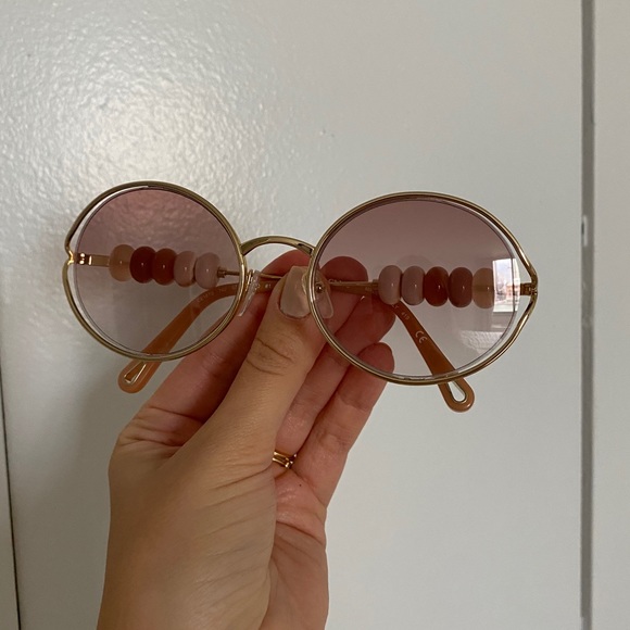 Chloe Beaded Sunglasses with case - Picture 6 of 9